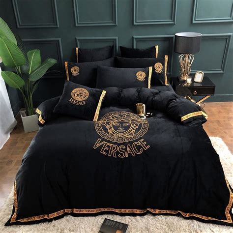 versace bedroom sets|Versace comforter set king.